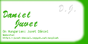 daniel juvet business card